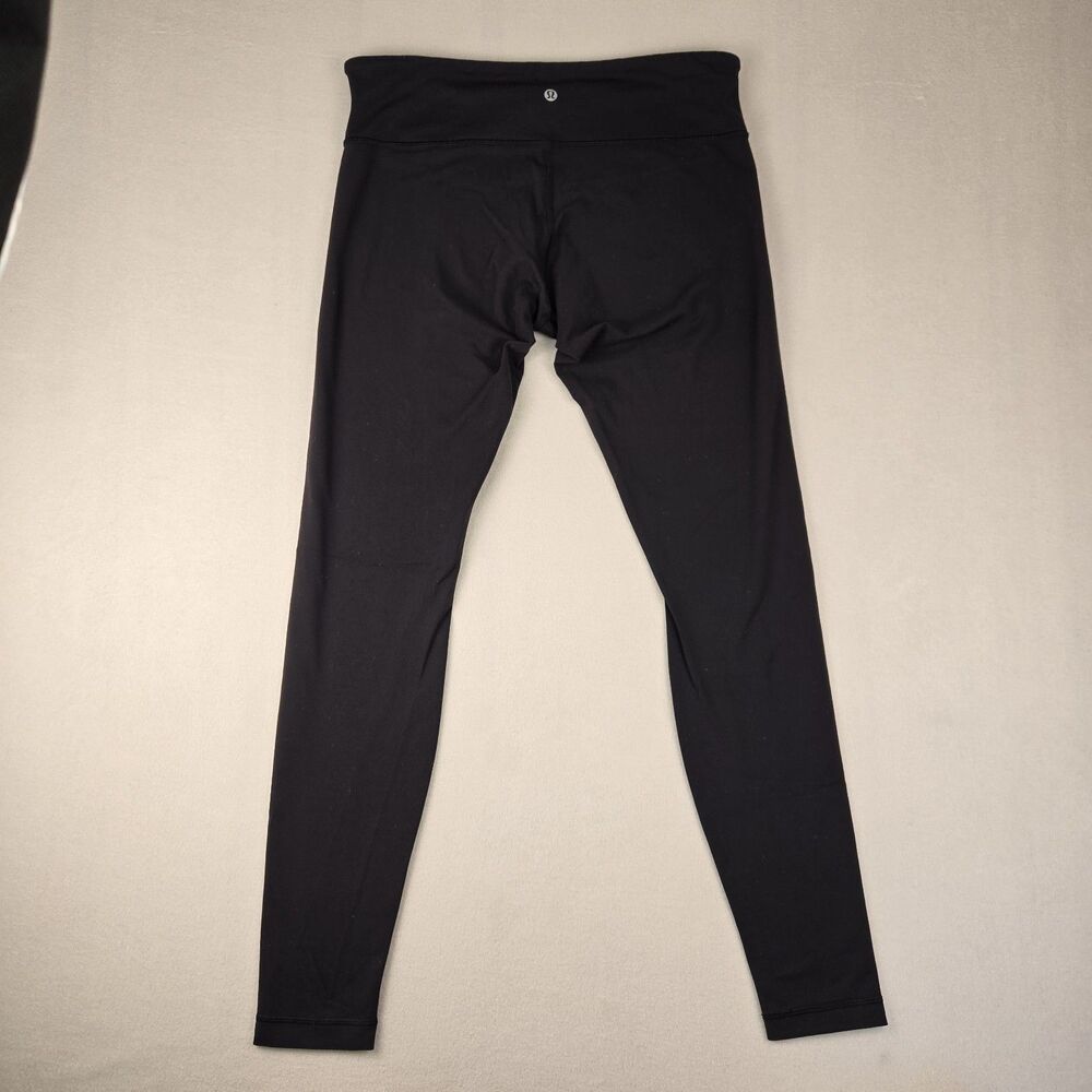 Vintage Lululemon Wunder Under Pant Size 12 Black Full Length Pre-2015 Luon